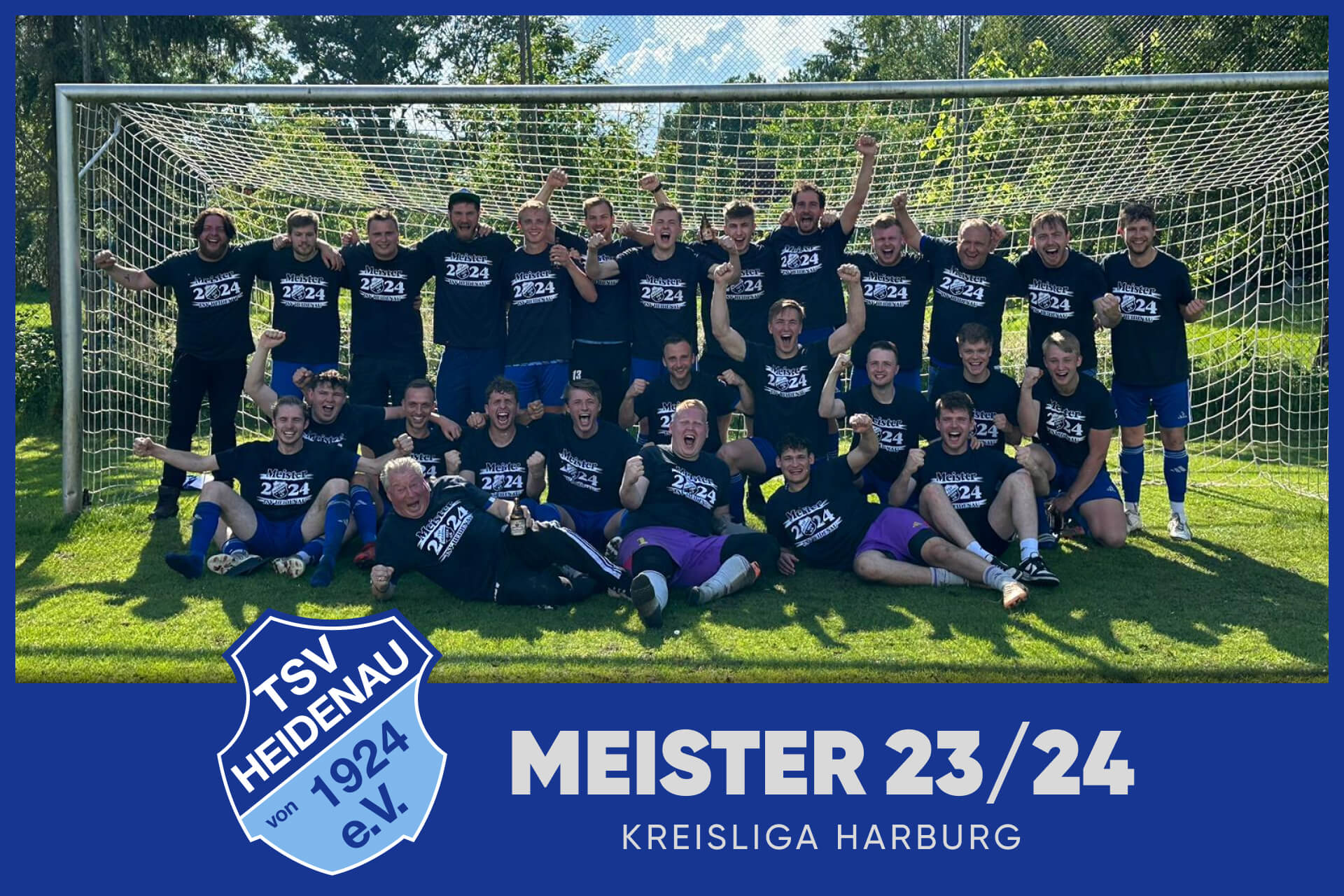 Tsv Heidenau Kreisliga Meister Mannschaftsfoto 2024